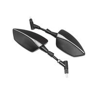 Specchietti da manubrio con supporto per moto Per SUZUKI BURGMAN AN125 AN250 AN400 AN650 AN 650 Burgman 400 650 125 200 Specchietto Retrovisore Per Moto Specchietto Retrovisore(NO LOGO-White)