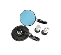 Specchietti da manubrio con supporto per moto Specchietto retrovisore per moto rotondo da 7/8 pollici, estremità del manubrio, lato moto, 2 pezzi/coppia, accessori per copri specchietti laterali