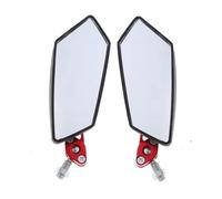 Specchietti da manubrio girevoli per moto 2 Pezzi Specchietto Retrovisore Per Moto, Scooter, Ciclomotore, 8/10 Mm, Sinistro O Destro, Specchio Retrovisore Per Angolo Cieco, Vetro, Lente Per Specchiett