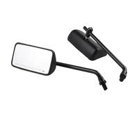 Specchietti End Bar Specchietti Retrovisori Laterali Per Moto Da 10 Mm Per Uso Universale(Black)