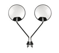 Specchietti End Bar Specchietti Retrovisori Per Motocicletta Specchietto Laterale Per Rotondo In Senso Orario 6mm 8mm Convessi A 360 Gradi Per Manubrio