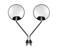 Specchietti End Bar Specchietti Retrovisori Per Motocicletta Specchietto Laterale Per Rotondo In Senso Orario 6mm 8mm Convessi A 360 Gradi Per Manubrio