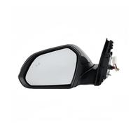 Specchietti Esterni Completi Per Hyundai Per Sonata 9a Generazione 2015-2017 Luce Cieca Nera Per Specchietto Laterale 8 Fili(Left blk)