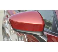 Specchietti Esterni Completi Specchietto Retrovisore Laterale Gruppo Luci Direzione Per Mazda CX-5 CX5 2012-2014 8 PIN Ripiegabile Elettricamente Auto Specchietto Retrovisore(Rosso,Giusto)