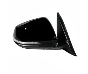 Specchietti Esterni Completi Specchietto Retrovisore Riscaldato Automatico 5 Pin Lato Sinistro Destro Per BMW X1 F48 F49 2016-2020 Linea Tenda Pieghevole Elettrica(Black r)