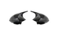 specchietti esterni cover Per BMW Serie 1 3 E92 E93 E90 E91 E81 E82 E87 E88 2006-2009 Calotta Specchietto Retrovisore In Fibra Di Carbonio Nera Per Look M Alloggiamento Specchio Auto(ABS Black 2)