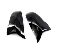 specchietti esterni cover Per BMW Serie 5 6 7 F10 F11 F18 F07 F12 F13 F06 F01 F02 LCI Copertura Specchietto Retrovisore Laterale Fibra Carbonio Alloggiamento Specchio Auto(Glossy Black)