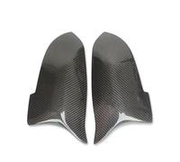 specchietti esterni cover Per BMW Serie 5 6 7 F10 F11 F18 F07 F12 F13 F06 F01 F02 LCI Copertura Specchietto Retrovisore Laterale Fibra Carbonio Alloggiamento Specchio Auto(Carbon Grain Black)