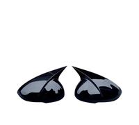 specchietti esterni cover Per KIA K5 Optima 2020 2021 COPERTURA SPECCHIETTO RETROVISORE LATERALE ADESIVO RIFINITURA Car-styling ABS Stampa Carbonio Alloggiamento Specchio Auto(Bright black)