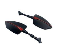 Specchietti girevoli per moto Adatto Per SHIVER/GT 750 900 Moto Specchietto Retrovisore Laterale Regolabile Specchietto Retrovisore Angolo Cieco Piccolo Specchio Rotondo(NOL-Red)