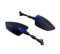 Specchietti girevoli per moto Adatto Per SHIVER/GT 750 900 Moto Specchietto Retrovisore Laterale Regolabile Specchietto Retrovisore Angolo Cieco Piccolo Specchio Rotondo(NOL-Blue)