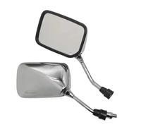 Specchietti girevoli per moto Coppia Di Specchietti Retrovisori Quadrati Per Motociclette, Filettatura M10 Da 10 Mm, Per Scooter Baron Lance, Specchietto Retrovisore Per Angolo Cieco(Metal cover)