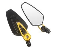 Specchietti girevoli per moto Specchietto Retrovisore Laterale Per Estremità Manubrio Moto Adatto Per Suzuki Per Per Specchietti Retrovisori Laterali(Black G)