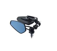 Specchietti girevoli per moto Specchietto Retrovisore Laterale Per Manubrio Da 7/8 Pollici E 22 Mm Per Moto Per Suzuki GS X RG SX-R 600 750 1000 K1 K2 K3 K4 K5 K6 K7 K8 K9(Black)