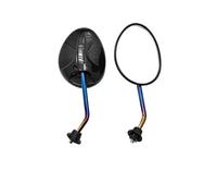 Specchietti girevoli per moto Specchietto Retrovisore Moto Adatto Per CB500X CB650F CB1000R PCX125 PCX150 Specchietto Retrovisore Laterale Wind Wing(Black)