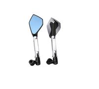 Specchietti girevoli per moto Specchietto Retrovisore Per Manubrio Moto Adatto Per CRF250L CRF300L/RALLY CRF190L CRF1100L 2022 Specchietto Retrovisore Indicatore Di Direzione(Silver)