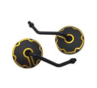 Specchietti girevoli per moto Specchietto retrovisore professionale per moto in vetro, adatto per specchietto GY6, specchietto retrovisore girevole regolabile(G)
