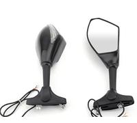 Specchietti laterali 1 Paio Di Specchietti A Per ZRX 1200S ZZR1200 ZX-6R ZX636 ZX6RR ER-6F ZX12R ZX-12R ZX750 ZX7 ZX-7R ZX9R ZX-9R ZX10R Ricambi For Moto Specchietto Retrovisore