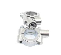 Specchietti Laterali Adattatore Universale PER Supporto Specchietto Retrovisore PER Moto Da 7/8" Pollici 22 Mm 25 Mm Argento E Nero Specchietto Retrovisore(Silver-25mm-M8)