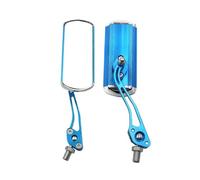 Specchietti laterali grandangolari per moto Specchietto Retrovisore Per Moto, Bici, Ciclismo, Trasparente, Ampio Raggio, Catarifrangente, Regolabile, Manubrio, Specchio Sinistro(Blue)