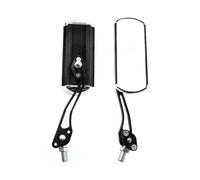 Specchietti laterali grandangolari per moto Specchietto Retrovisore Per Moto, Bici, Ciclismo, Trasparente, Ampio Raggio, Catarifrangente, Regolabile, Manubrio, Specchio Sinistro(Black)
