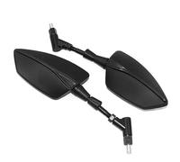 Specchietti Laterali Manubrio 1 Paio Di Specchietti Retrovisori Universali Per Moto Convessi A Campo Ampio Per Visione Laterale Specchi Retrovisori Sinistra Destra(Black)