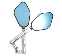 Specchietti Laterali Manubrio Per SFV650 Per SV650 Per SV1000 Per GSR600 Specchietto Retrovisore Laterale Per Moto Ricambi Specchi Retrovisori Sinistra Destra(Silver)