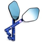 Specchietti Laterali Manubrio Per SFV650 Per SV650 Per SV1000 Per GSR600 Specchietto Retrovisore Laterale Per Moto Ricambi Specchi Retrovisori Sinistra Destra(Blue)
