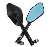 Specchietti Laterali Manubrio Per SFV650 Per SV650 Per SV1000 Per GSR600 Specchietto Retrovisore Laterale Per Moto Ricambi Specchi Retrovisori Sinistra Destra(Black)