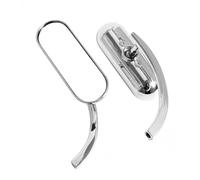 Specchietti Laterali Manubrio Per Vulcan 88 500 750 800 900 1500 1600 1700 2000 Specchietti Retrovisori Laterali Per Moto Parti Di Montaggio Specchi Retrovisori Sinistra Destra(Silver)