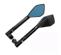 Specchietti Laterali Manubrio Per XJR1300 Per XJ6 Per V-max Per MT-01 Per MT-03 Per TDM900 Per FZ1 Per FZ6 Per YBR Specchietti Retrovisori Laterali Per Moto Specchi Retrovisori Sinistra Destra(Black)