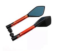 Specchietti Laterali Manubrio Per XJR1300 Per XJ6 Per V-max Per MT-01 Per MT-03 Per TDM900 Per FZ1 Per FZ6 Per YBR Specchietti Retrovisori Laterali Per Moto Specchi Retrovisori Sinistra Destra(Orange)