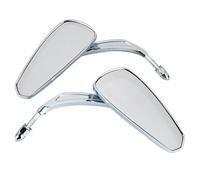 Specchietti Laterali Manubrio Specchietti Retrovisori Laterali Per Manubrio Da 5/16" 8 Mm Per Moto Parti Di Ricambio Universali Per Moto Specchi Retrovisori Sinistra Destra(Chrome)