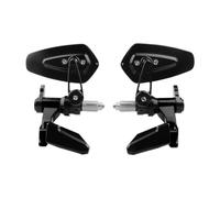 Specchietti Laterali Paramani Moto Protezione Maniglia Leva Specchietto Retrovisore Per Yamaha Per XMAX 250 XMAX300 XMAX400 Bekuyu(Black)