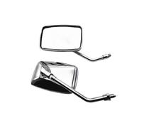 Specchietti Laterali Retrovisori Coppia Universali Per Motociclette Da 10 Mm Neri Con Filettatura Laterali Rettangolari Neri Specchietti Posteriori Specchietto Laterale
