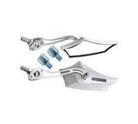 Specchietti Laterali Retrovisori Pedale specchietto retrovisore moto CNC Specchio universale per moto Accessori specchietto retrovisore lato destro e sinistro