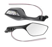 Specchietti laterali Specchietto Retrovisore Per Moto Con Indicatore Di Direzione A Specchietti Retrovisori Universali Per ZX10R Per Ninja 250 300 400 650 Specchietto Retrovisore