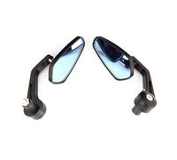 Specchietti Manubrio 1 paio di specchietti retrovisori laterali universali per moto in alluminio da 7/8 pollici e 22 mm con impugnatura nera