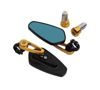 Specchietti Manubrio Moto Specchio Retrovisore Per TMAX530 TMAX500 TMAX 500 T-MAX 530 SX DX 2017 2018 Specchietti Retrovisori Per Estremità Manubrio Moto(Oro)