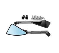 Specchietti Manubrio PER Tmax 500 Tmax500 T Max 500 TMAX 530 2001-2016 2002 2003 2004 2005 2006 2007 CNC Specchietto Retrovisore Laterale Per Moto