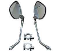 Specchietti Manubrio Specchietti retrovisori con attacco per moto, motocross, scooter, ATV, bici elettriche, specchietti laterali per moto, specchietti retrovisori