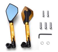 Specchietti Manubrio Specchietti retrovisori laterali anti-vertigine in alluminio metallizzato per moto per MT-03 MT03 MT 03 2015-2019 2020 2021