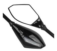Specchietti Manubrio Specchietti retrovisori per moto con indicatori di direzione universali per accessori specchietti laterali posteriori da 10 mm