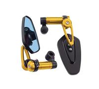 Specchietti Manubrio Specchietti Retrovisori Per Vetro Trasparente Universale Scooter Bar End Specchietto Per Manubrio Riflettore Pieghevole Accessori Per Moto Specchietto Retrovisore(Yellow)