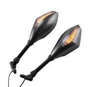 Specchietti Manubrio Specchietto retrovisore per moto Accessori universali 2 X Specchietti laterali con indicatori di direzione da 10 mm