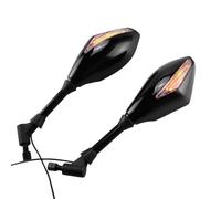 Specchietti Manubrio Specchietto retrovisore per moto Accessori universali 2 X Specchietti laterali con indicatori di direzione da 10 mm