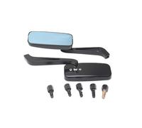 Specchietti Manubrio Specchietto retrovisore per moto Specchietti retrovisori in lega Specchietti retrovisori per moto 8 mm/10 mm Blu Per P-115 1 paio