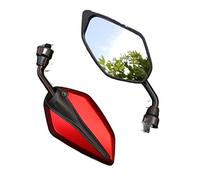 Specchietti Moto 2pcs / pair moto specchio moto scooter E-bici retrovisore specchietti retrovisori elettrombili Specchio convesso lato posteriore 10mm Specchietti Scooter(15)