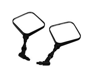 Specchietti Moto Manubrio Compatibile Con Suzuki 10mm Black Square Specchietto Retrovisore Laterale Per Moto Vetro Trasparente Accessorio Per Aggiornamento Specchietto Retrovisore Per Moto