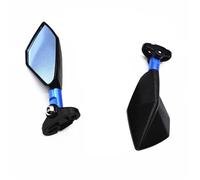 Specchietti Moto Manubrio Per CBR954RR CBR-954RR CBR 954RR CBR954 RR CBR 954 RR Specchietto Retrovisore Universale Per Moto Specchietto Retrovisore Laterale In Vetro Blu(Blue)
